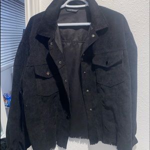 corduroy button up jacket